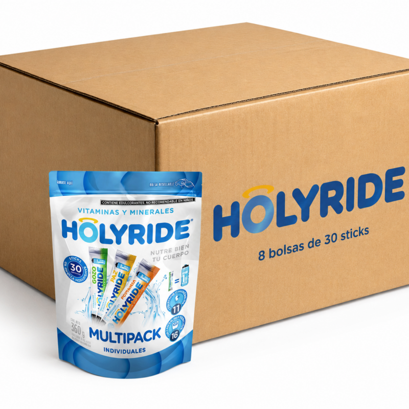 holyride 8 pack de 30 sticks (gozo + paz + fortaleza)